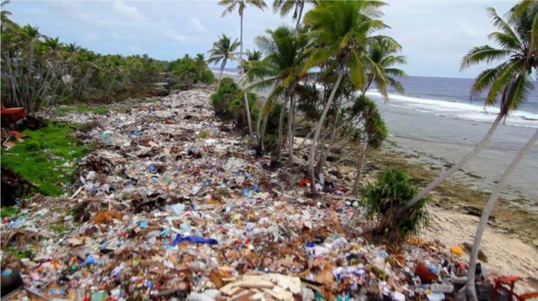 plastic in the ocean